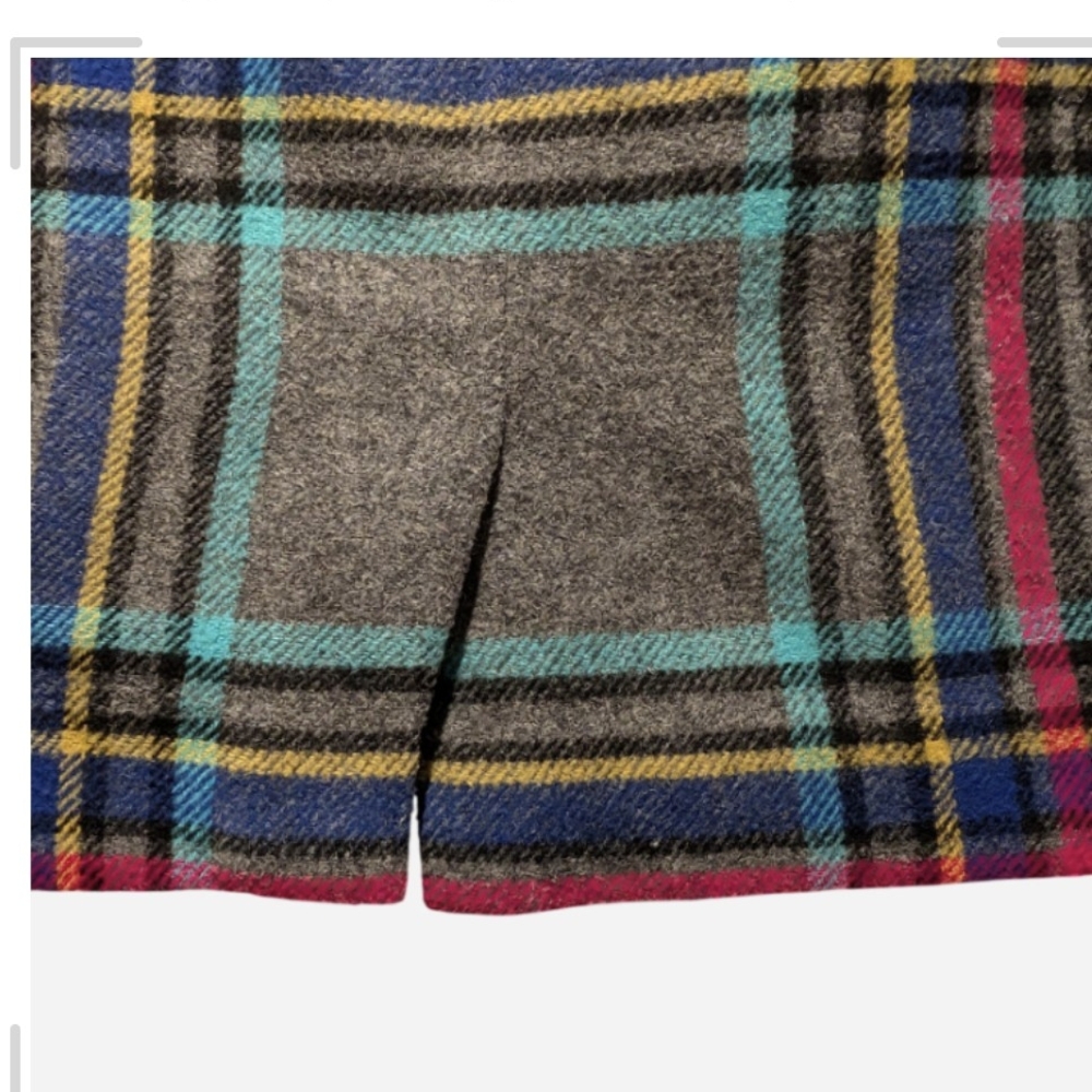 Pre-owned Plaid Wool Skirt - Multicolor - Picture 4 of 7